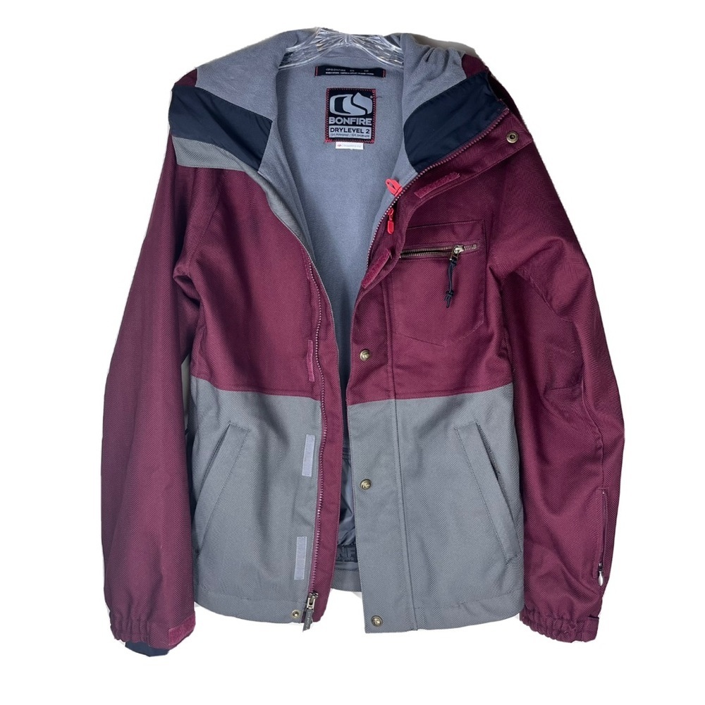 EUC Bonfire dry level 2 tailored fit men’s ski coat size XS